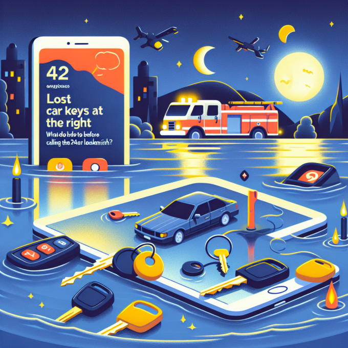 Perdi a Chave do Carro à Noite no Rio: O Que Fazer Antes de Chamar o Chaveiro 24 Horas?